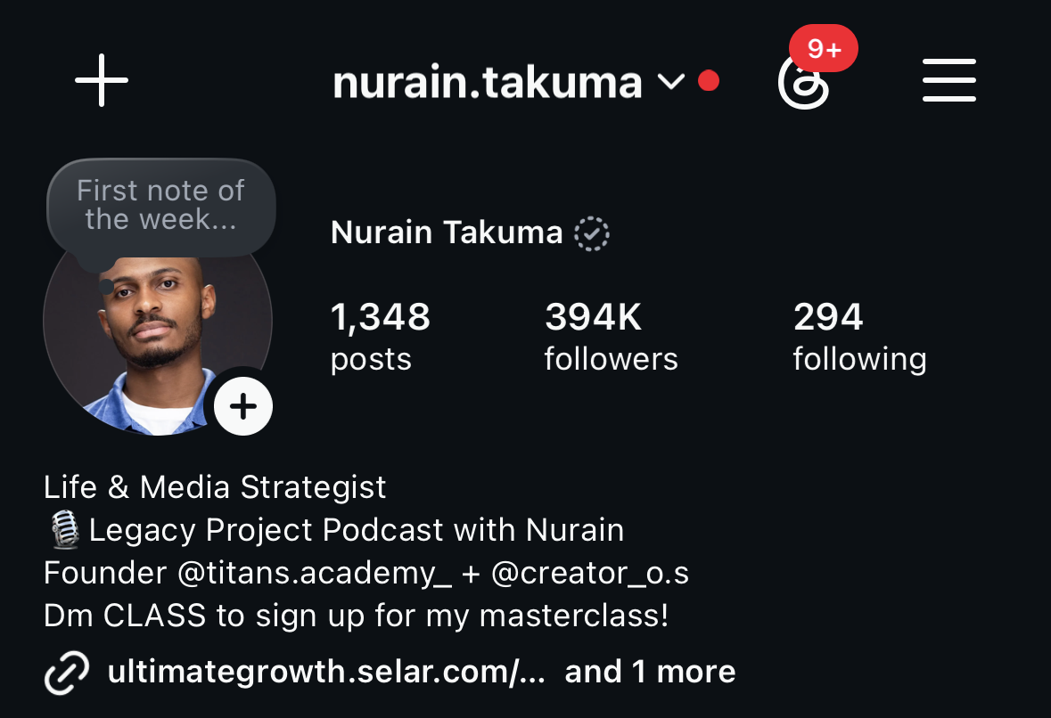 Nurain Takuma on Instagram